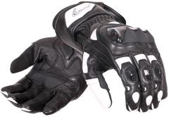Weise Falcon Leather Gloves - Black / White