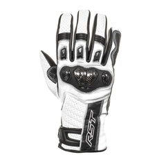 RST Stunt 3 Leather Ladies Gloves - White