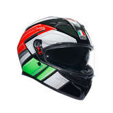 AGV K3 Wing Full Face Helmet - Black / Green / Red