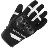 RICHA STRADALE SUMMER GLOVE BLACK WHITE