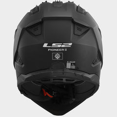 LS2 MX702 Pioneer 2 Adventure Helmet - Matt Black