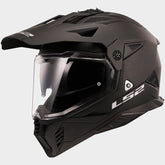 LS2 MX702 Pioneer 2 Adventure Helmet - Matt Black