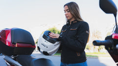 LS2 BULLET BLACK LADIES JACKET
