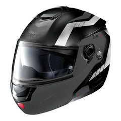 Grex G9.2 Steadfast N-Com Flip Front Helmet - Matt Black / White / Grey