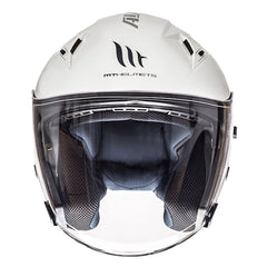 MT Avenue Open Face Helmet - White