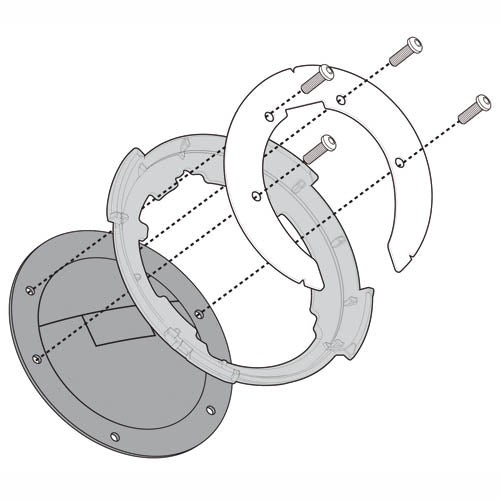 Flange Fitting Kit For Givi T491 Tank Lock - BF03