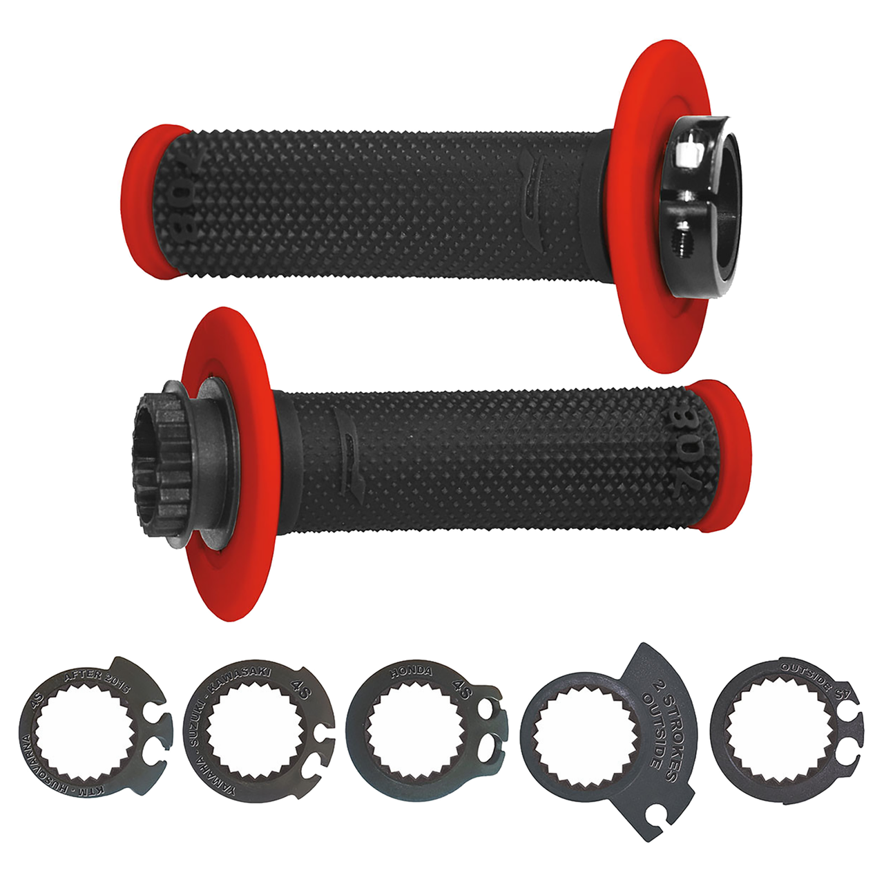 Progrip 708 Locking Grips - Black / Red
