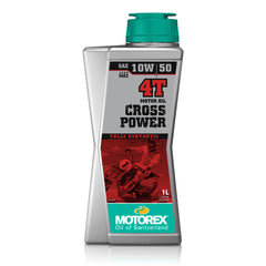 Motorex Cross Power 4T Fully Synthetic Pro Performance JASO MA2  10w/50 - 1 Litre