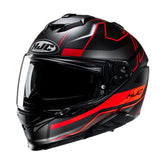 HJC I71 Lorix Helmet - Black / Red