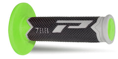 Progrip 788 Triple Density MX Grips - Black / Grey / Green