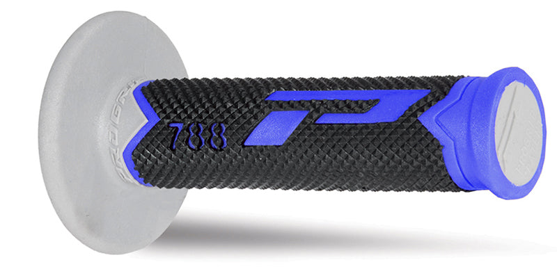 Progrip 788 Triple Density MX Grips - Blue / Black