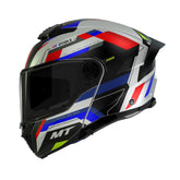 MT Atom 2 Flip Front Helmet - Red / White / Blue