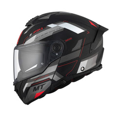MT Atom 2 Flip Front Helmet - Matt Black / Grey