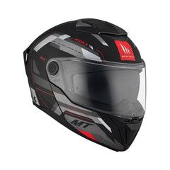 MT Atom 2 Flip Front Helmet - Matt Black / Grey
