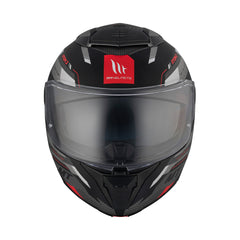 MT Atom 2 Flip Front Helmet - Matt Black / Grey