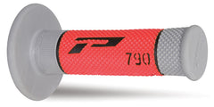 Progrip 790 Triple Density MX Grips - Red / Grey / Black