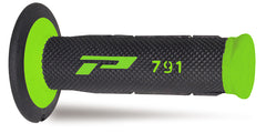 Progrip 791 Dual Density MX Grips - Black / Green