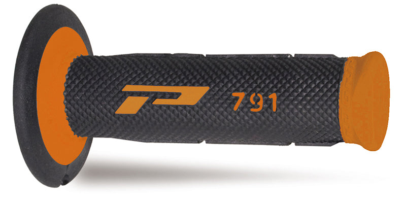 Progrip 791 Dual Density MX Grips - Black / Orange