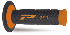Progrip 791 Dual Density MX Grips - Black / Orange