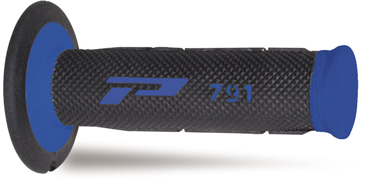 Progrip 791 Dual Density MX Grips - Black / Blue