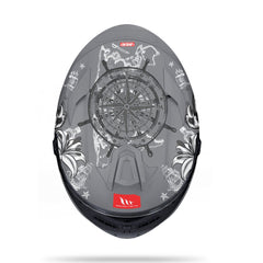 MT Targo S Lost Full Face Helmet - Matt Grey