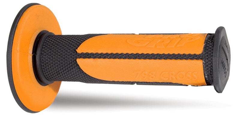 Progrip 798 Dual Density MX Grips - Black / Orange