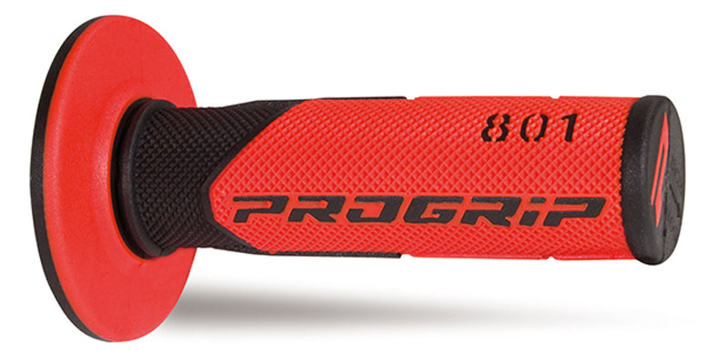 Progrip 801 Dual Density MX Grips - Red
