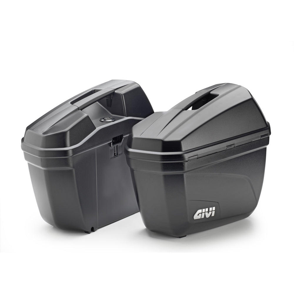 Givi / Kappa E22N Cruise 21 Litre Pannier Pair Black - E22N