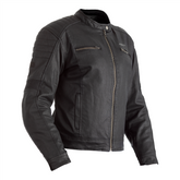 RST Brixton Ladies Wax Textile Jacket - Black