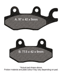 EBC Disc Brake Pads - FA197