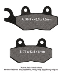 EBC Disc Brake Pads - FA214HH