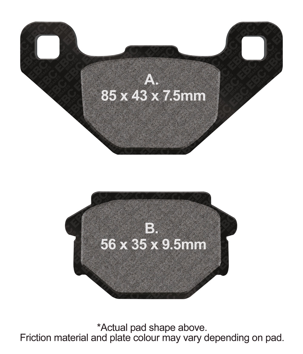 EBC Disc Brake Pads - FA382