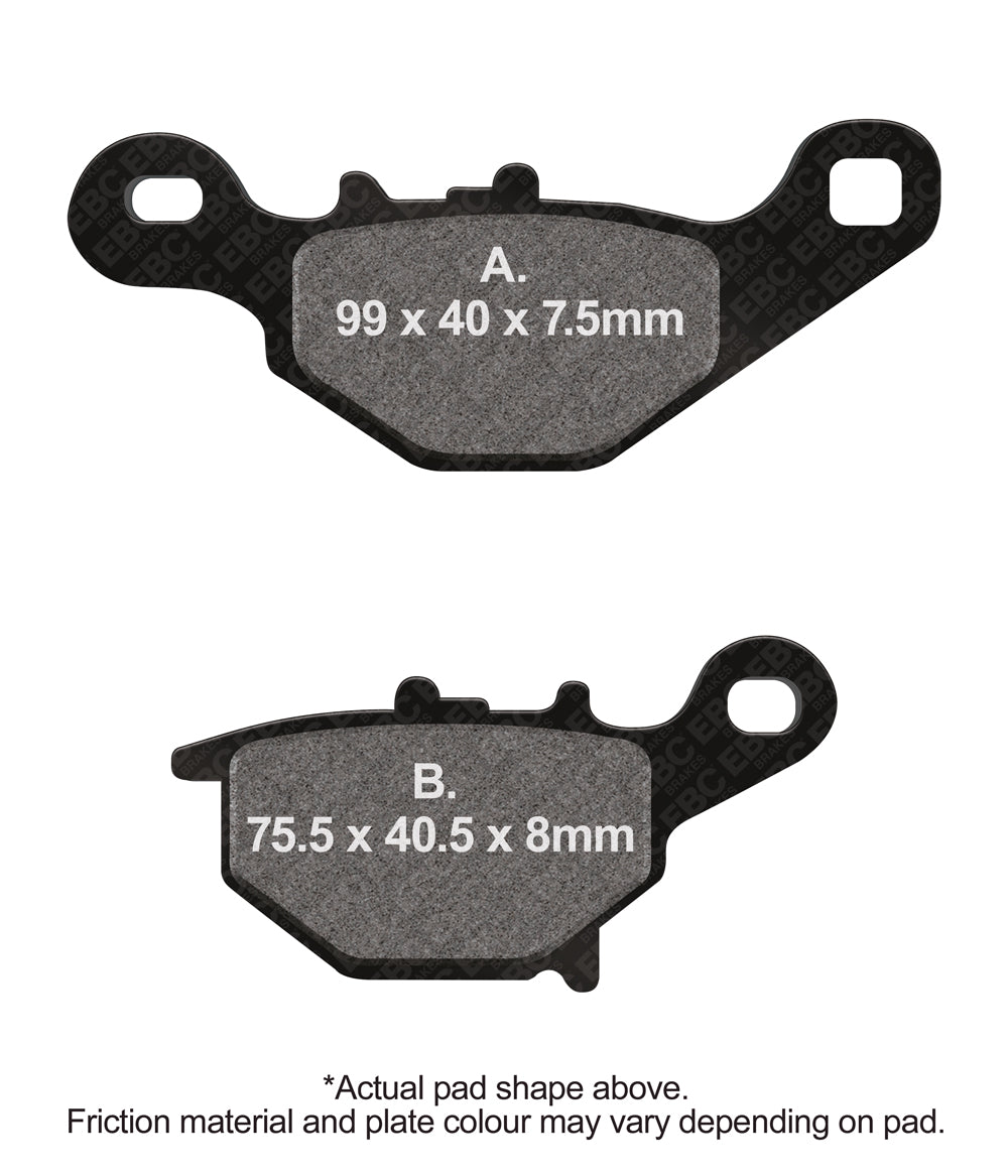EBC Disc Brake Pads - FA401TT