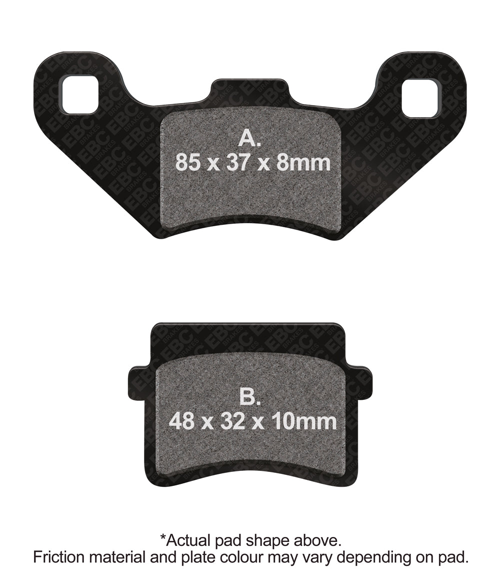 EBC Disc Brake Pads - FA416TT