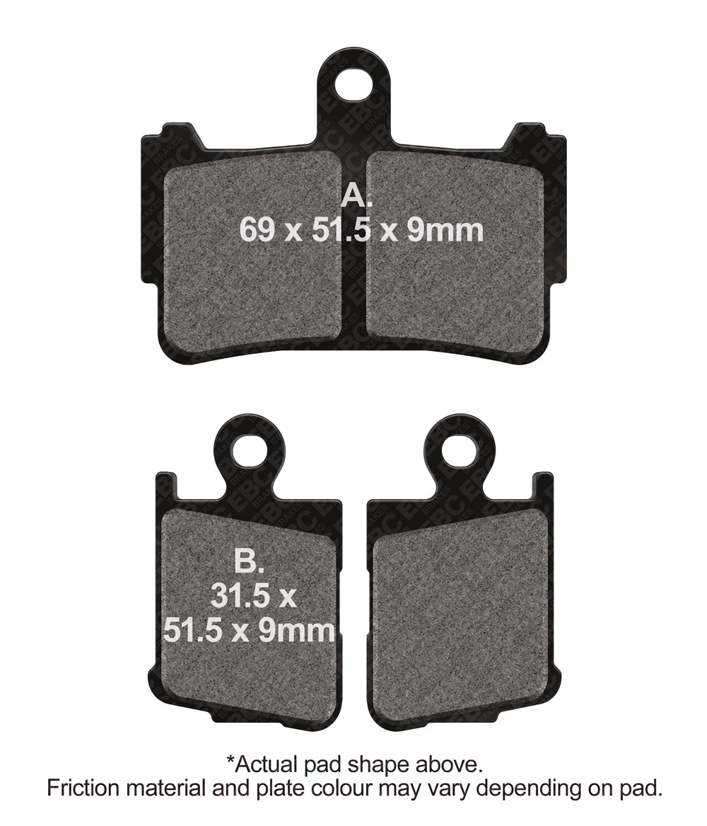 EBC Disc Brake Pads - FA499/4HH