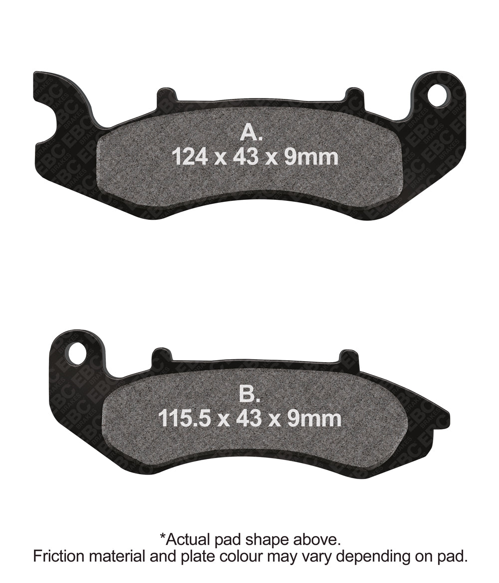 EBC Disc Brake Pads - FA707