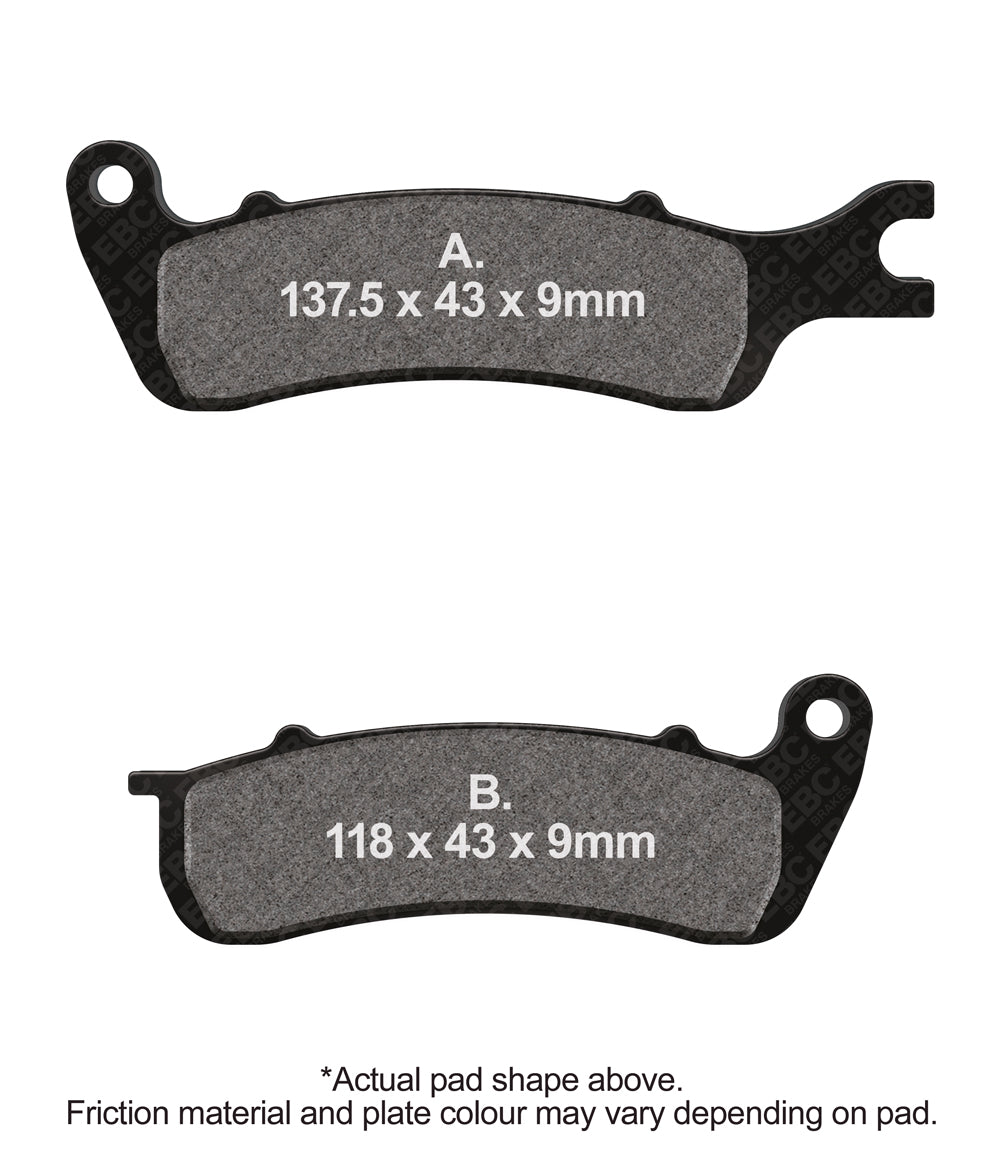 EBC Disc Brake Pads - FA722