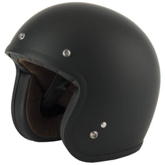 Vcan H541 Slim Open Face Helmet - Matt Black