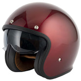 Vcan H589 Open Face Helmet - Burgundy