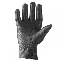 Rayven Vintage Leather Gloves - Black
