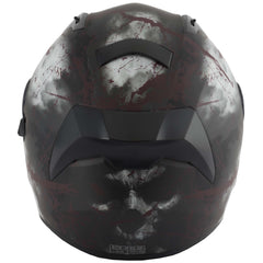 Vcan V128 Full Face Motorcycle Helmet - Rage