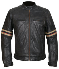 Weise Detroit Mens Motorcycle Jacket - Black