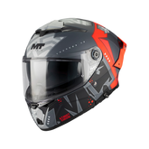 MT THUNDER 4R CANVAS MATT RED BLACK