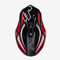 JUST1 J39 THRUSTER RED BLACK WHITE MX HELMET