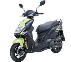 Sym Mask 50cc Black/ Lime Yellow