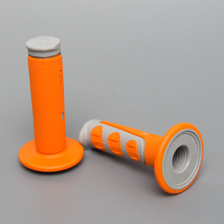 Progrip 793 Dual Density MX Grips - Orange / Grey