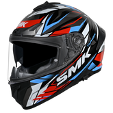 SMK TYPHOON RIVAL GL213 GLOSS BLACK RED BLUE