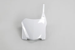 UFO Front Number Plate CRF250R 08-09 CRF450R 08 - White
