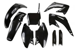 UFO Full Plastic Kit CR125 CR250 05-07 - Black