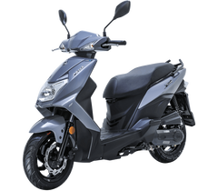 Sym Mask 50cc Gloss Grey